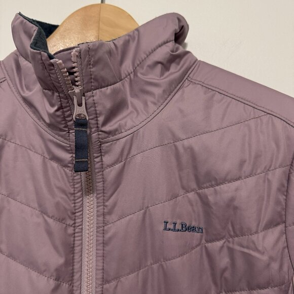 L.L. Bean | Fleece-Lined Primaloft Jacket in Vintage Lavender - Size M PET - Picture 3 of 14